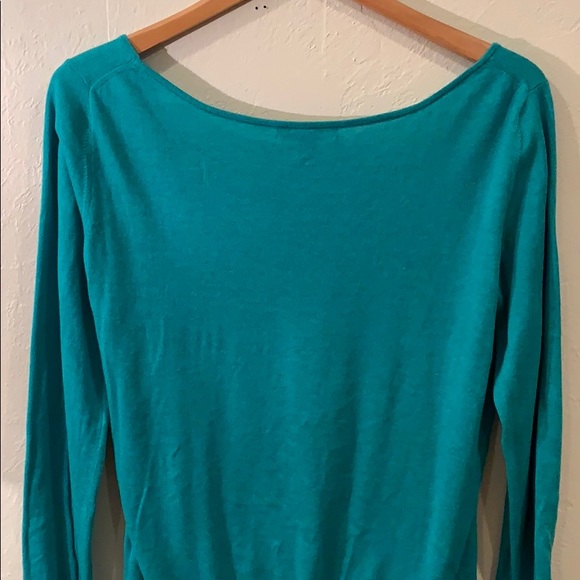 Banana Republic green long sleeve sweater. Size L - Picture 6 of 10